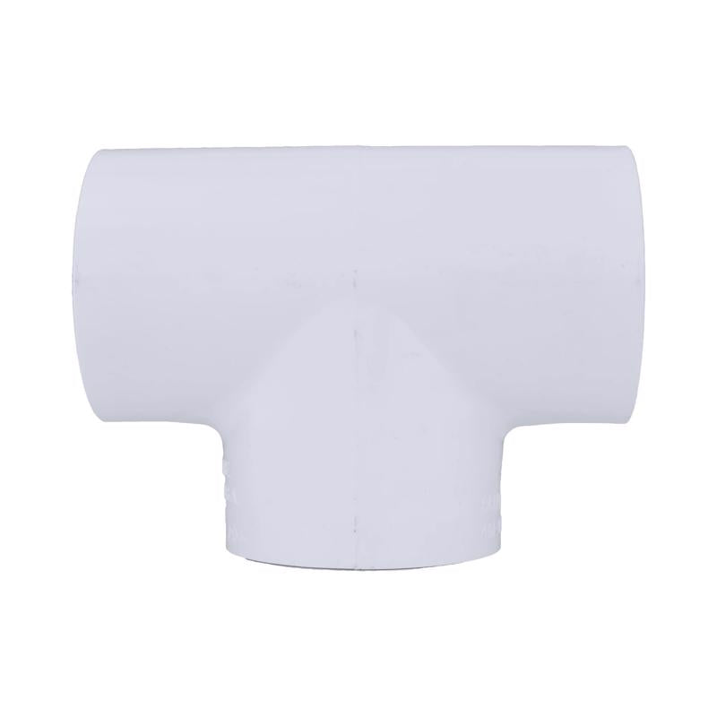 Charlotte Pipe Schedule 40 4 in. Slip X 4 in. D Slip PVC Tee 1 pk
