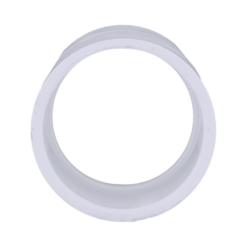 Charlotte Pipe Schedule 40 2-1/2 in. Slip X 2-1/2 in. D Slip PVC Coupling 1 pk