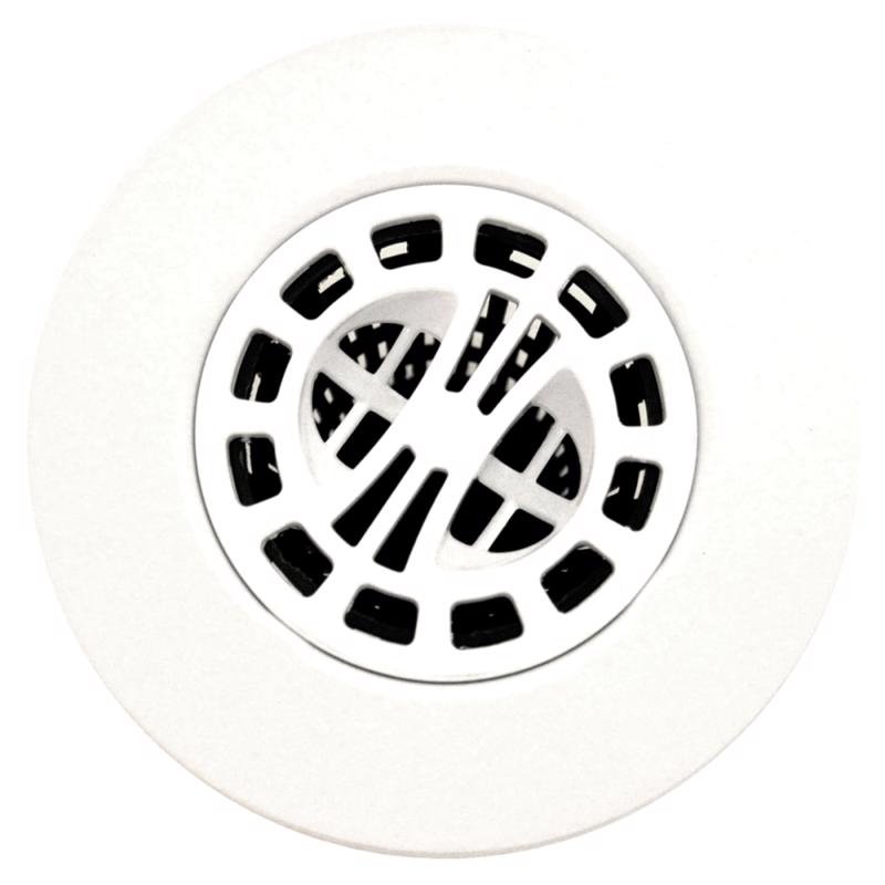 Ace Gloss Plastic/Stainless Steel Hair Catcher Shower Drain Cover