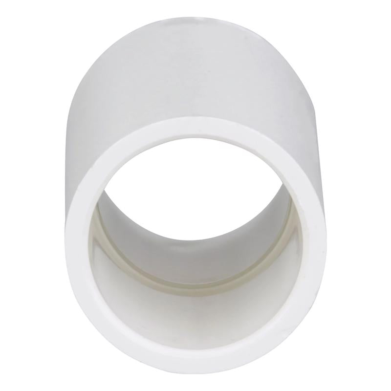 Charlotte Pipe Schedule 40 3/4 in. Socket X 3/4 in. D Socket PVC Coupling 1 pk