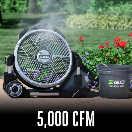 EGO Power+ 18 in. H 5 speed Misting Fan Bare Tool