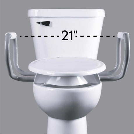 Mayfair by Bemis Assurance Elongated/Round Gray Seat Support Arms, Pack of 4