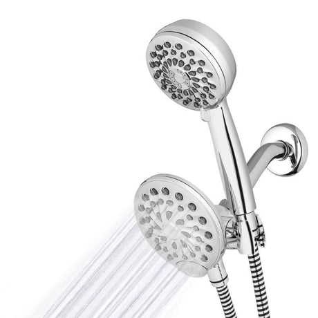 Waterpik PowerPulse Chrome 8 settings Showerhead Combo 1.8 gpm