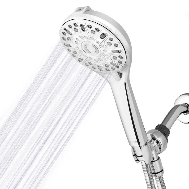 Waterpik PowerPulse Chrome 7 settings Handheld Showerhead 1.8 gpm