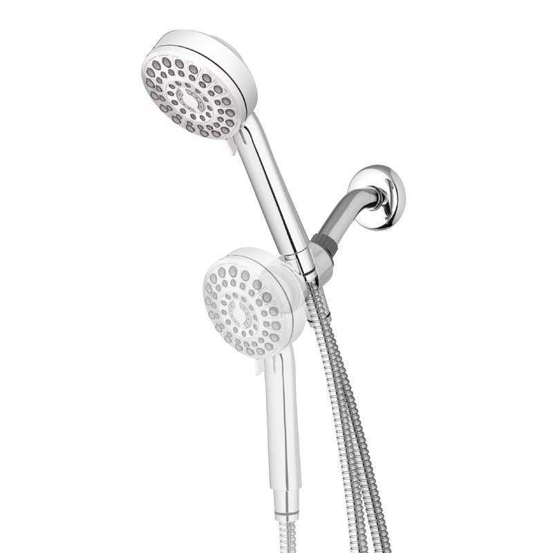 Waterpik DualDock Chrome 7 settings Handheld Showerhead 1.8 gpm
