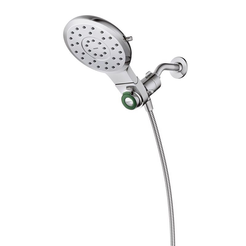 Moen Chrome Metal 8 settings Showerhead Combo 1.75 gpm
