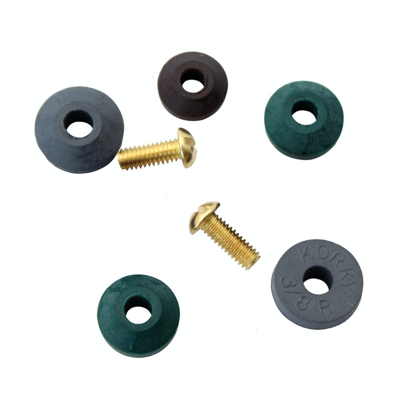 Ace .1 in. D Rubber Beveled Faucet Washer Assortment 9 pk, Pack of 6