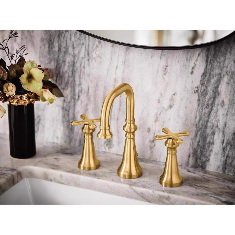 Moen Colinet Gold Modern Bathroom Faucet 8-16 in.