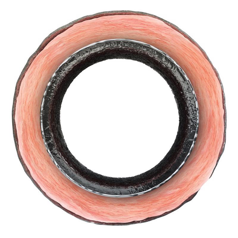 Imperial R6.0 25 ft. L X 12 in. D Silver Poly Duct