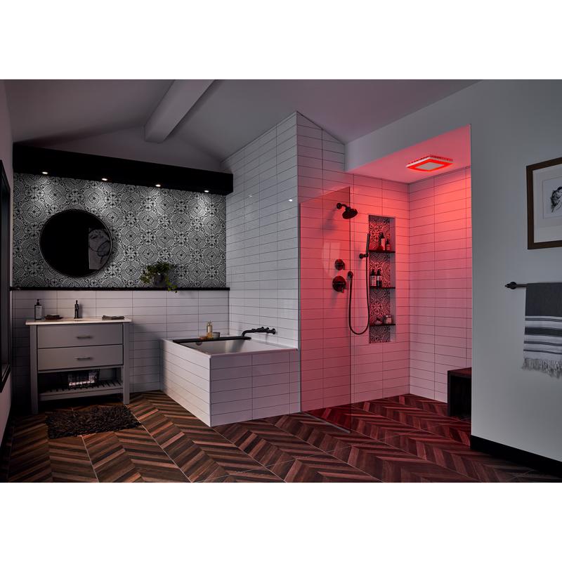 Broan-NuTone ChromaComfort 110 CFM 1.5 Sones Ventilation Fan with Bluetooth Speaker