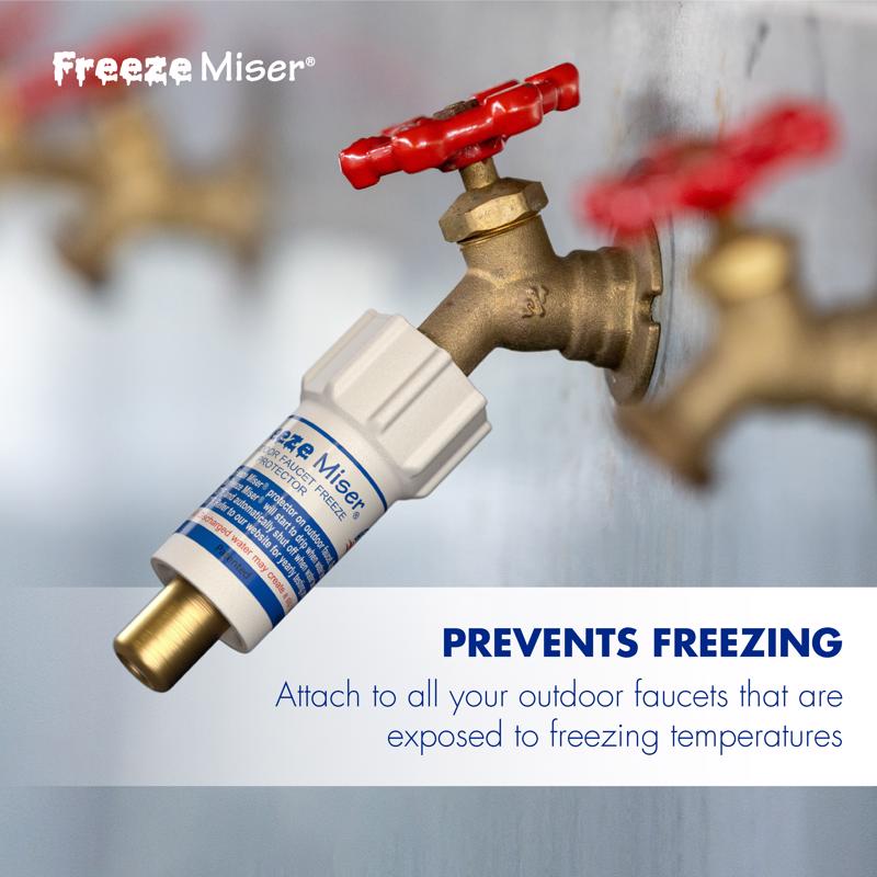 Freeze Miser Plastic Faucet Freeze Protector
