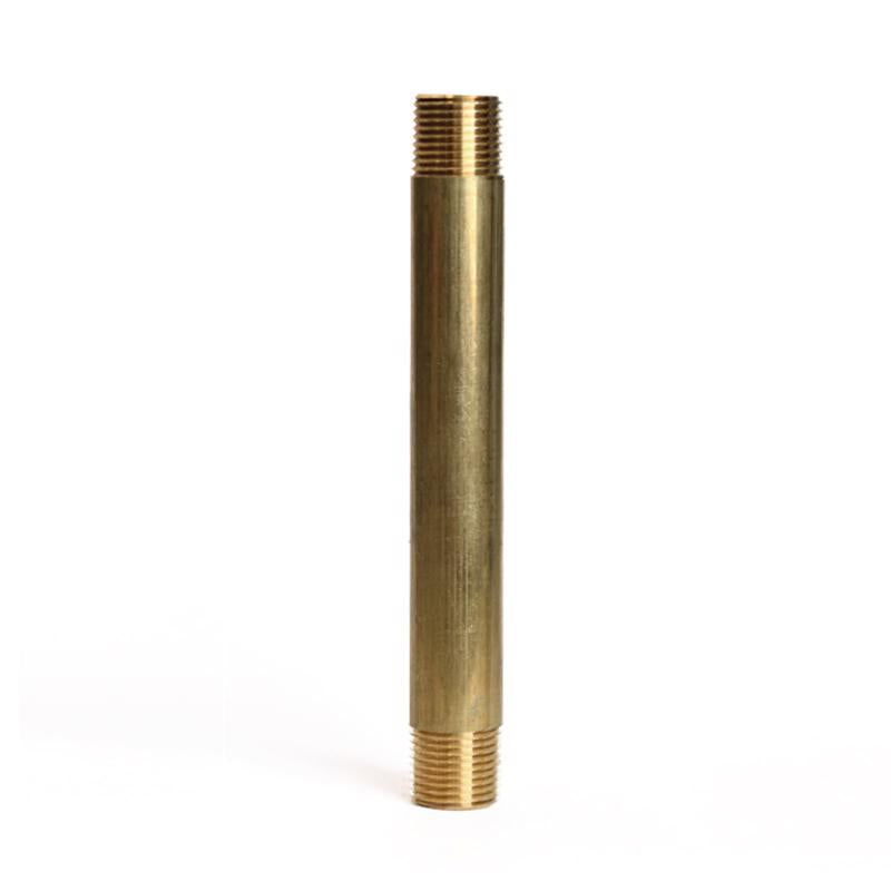 ATC 3/8 in. MPT X 3/8 in. D MPT Yellow Brass Nipple 5 in. L, Pack of 5
