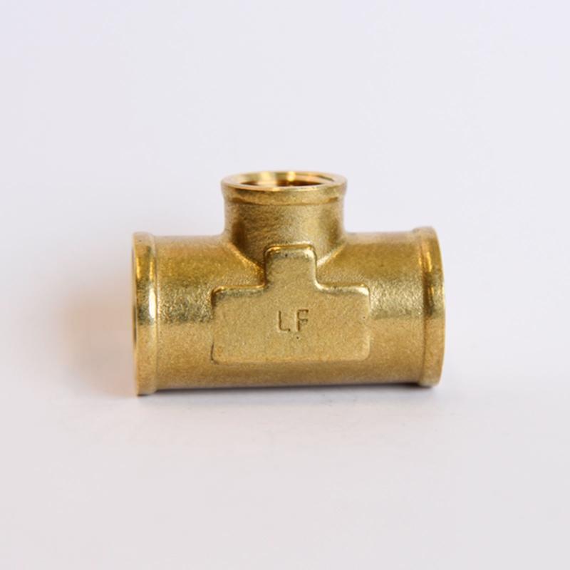 ATC 1/2 in. FPT X 3/8 in. D FPT Brass Tee, Pack of 5