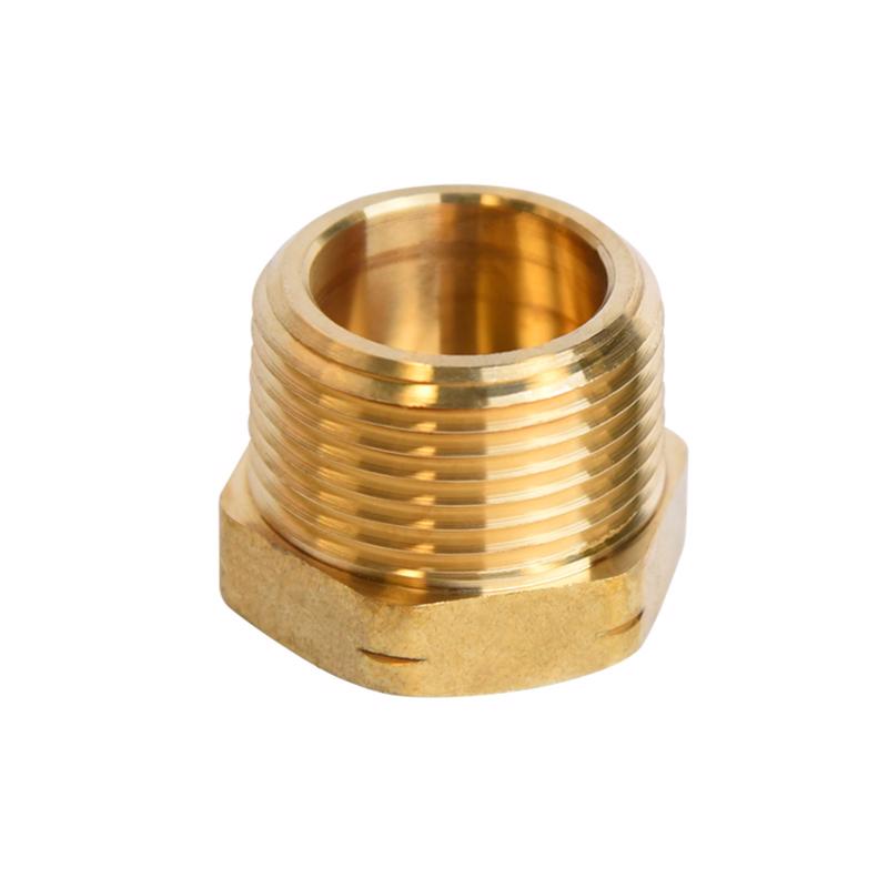 ATC 1 in. MPT X 1/4 in. D FPT Brass Hex Bushing, Pack of 5