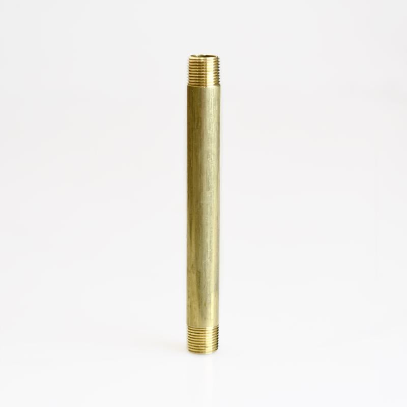ATC 3/8 in. MPT in. X 3/8 in. D MPT Yellow Brass Nipple 6 in. L