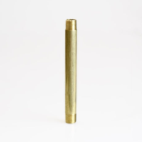 ATC 3/8 in. MPT in. X 3/8 in. D MPT Yellow Brass Nipple 6 in. L