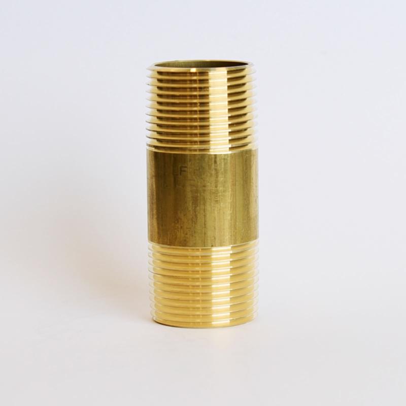 ATC 1 in. MPT X 1 in. D MPT Yellow Brass Nipple 3 in. L, Pack of 5
