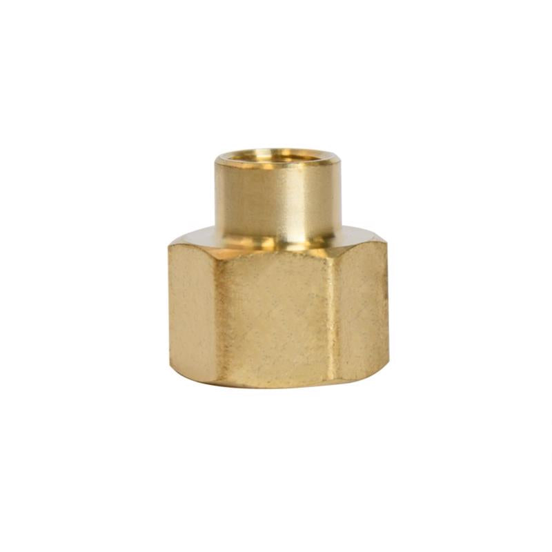 ATC 3/8 in. FPT X 1/8 in. D FPT Brass Coupling, Pack of 5