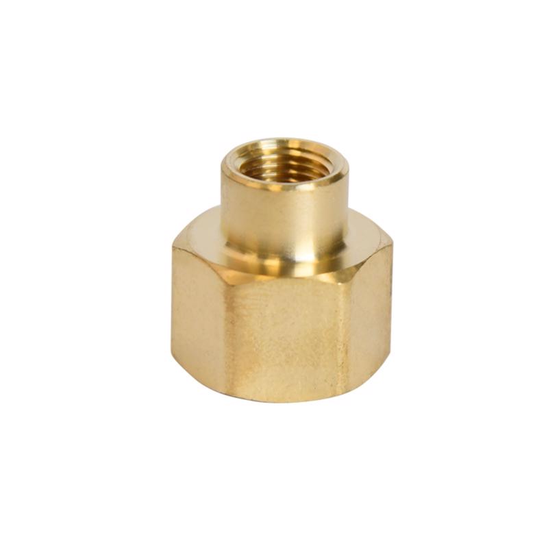 ATC 3/8 in. FPT X 1/8 in. D FPT Brass Coupling, Pack of 5