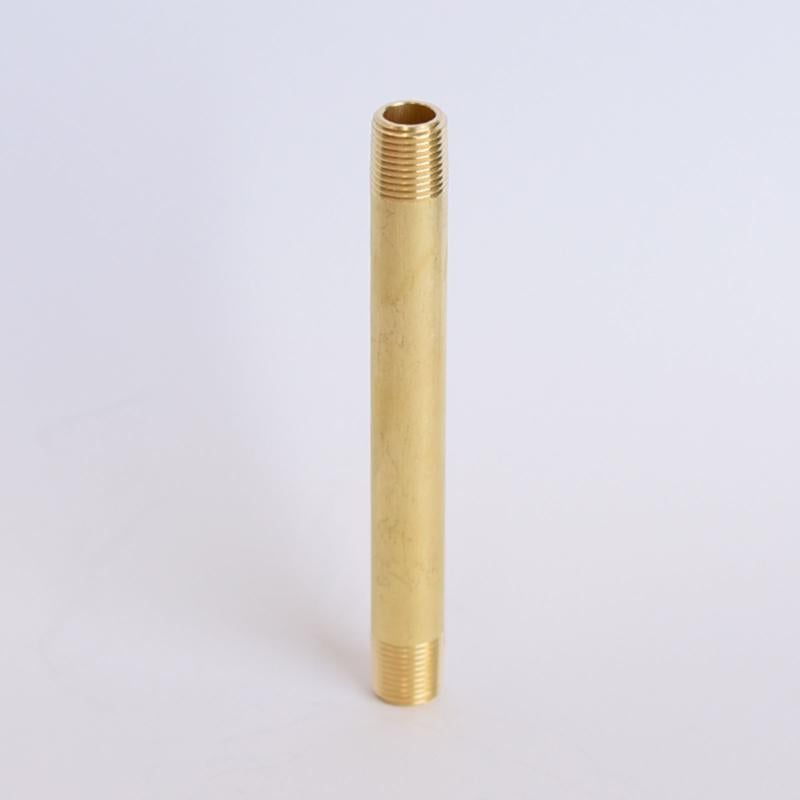 ATC 1/8 in. MPT X 1/8 in. D MPT Yellow Brass Nipple 3-1/2 in. L, Pack of 5