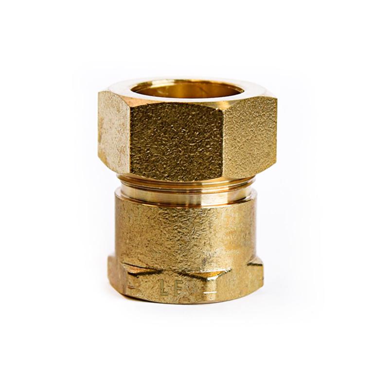 ATC 7/8 in. Compression X 3/4 in. D FPT Brass Coupling, Pack of 5