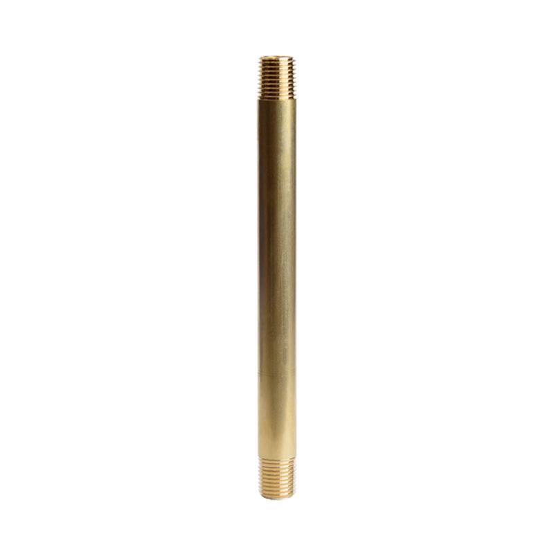 ATC 1/4 in. MPT X 1/4 in. D MPT Yellow Brass Nipple 6 in. L, Pack of 5