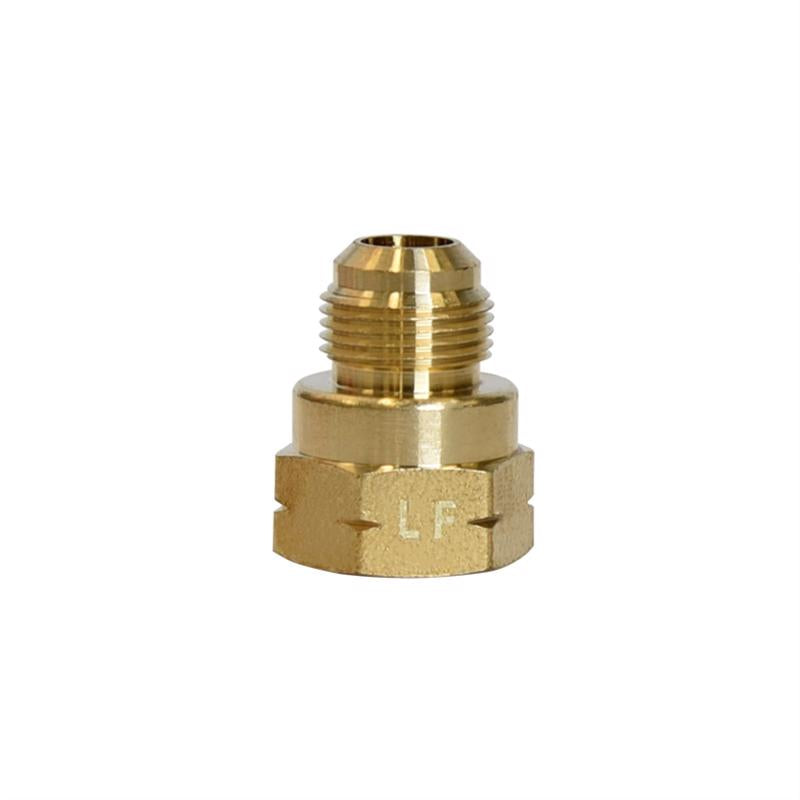 ATC 3/8 in. Flare X 3/8 in. D FIP Brass Adapter, Pack of 5