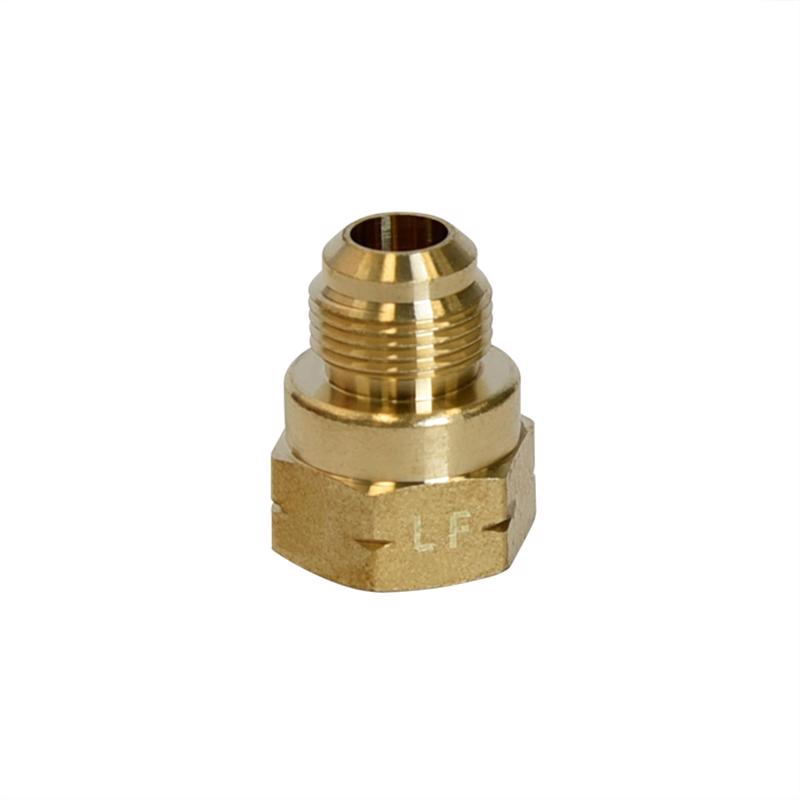 ATC 3/8 in. Flare X 3/8 in. D FIP Brass Adapter, Pack of 5