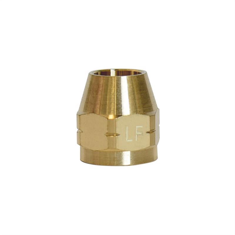 ATC Space Heater Nut 3/8 in. Yellow Brass 1 pc, Pack of 5