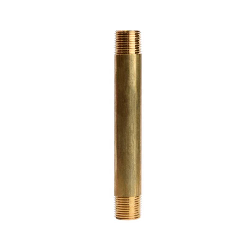 ATC 3/8 in. MPT X 3/8 in. D MPT Yellow Brass Nipple 4-1/2 in. L, Pack of 5