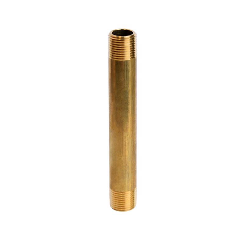 ATC 3/8 in. MPT X 3/8 in. D MPT Yellow Brass Nipple 4-1/2 in. L, Pack of 5