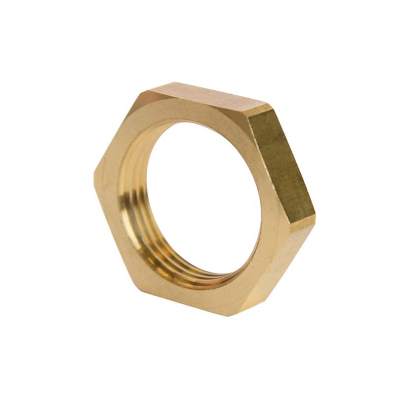 ATC Pipe Lock Nut 3/4 in. Yellow Brass 1 pc, Pack of 5