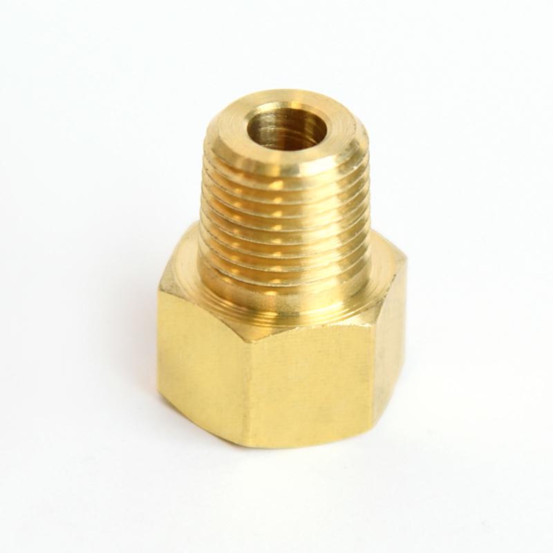 ATC 1/4 in. Flare X 1/8 in. D MPT Brass Inverted Flare Adapter, Pack of 5