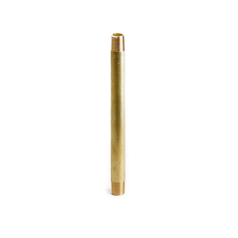 ATC 1/8 in. MPT X 1/8 in. D MPT Yellow Brass Nipple 4-1/2 in. L, Pack of 5