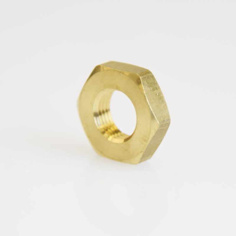 ATC Pipe Lock Nut 1/8 in. Yellow Brass 1 pc, Pack of 5