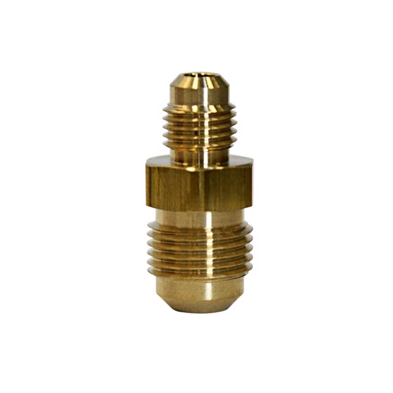 ATC 3/8 in. Flare X 1/4 in. D Flare Yellow Brass Reducing Union, Pack of 5
