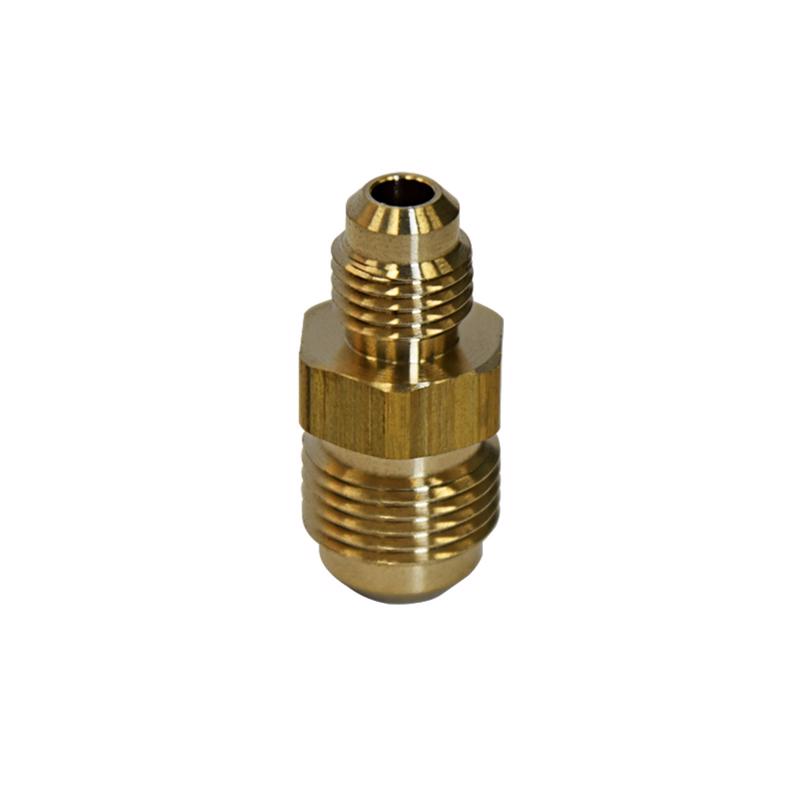 ATC 3/8 in. Flare X 1/4 in. D Flare Yellow Brass Reducing Union, Pack of 5