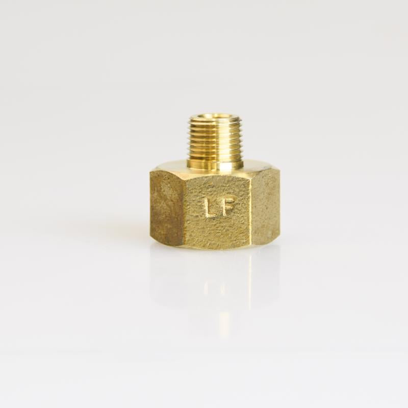 ATC 3/8 in. FPT X 1/8 in. D MPT Brass Reducing Coupling, Pack of 5