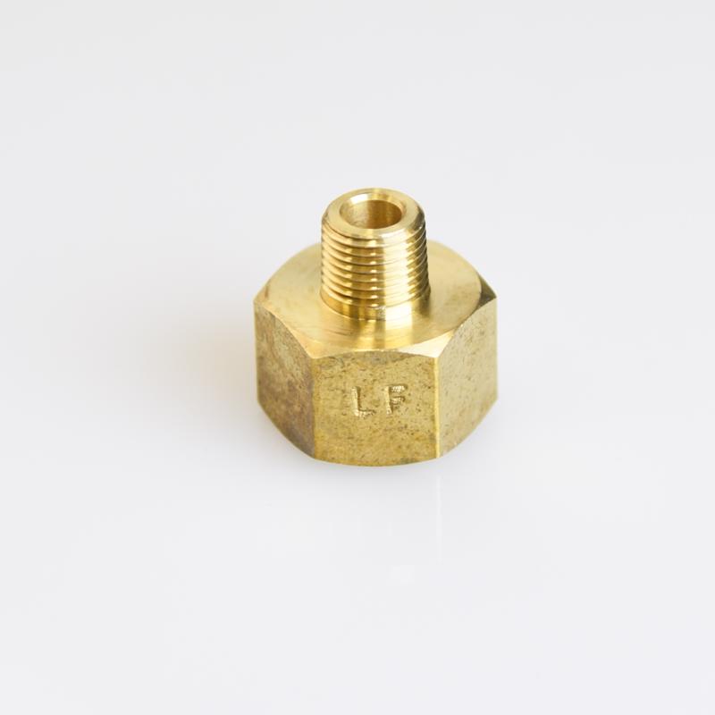ATC 3/8 in. FPT X 1/8 in. D MPT Brass Reducing Coupling, Pack of 5