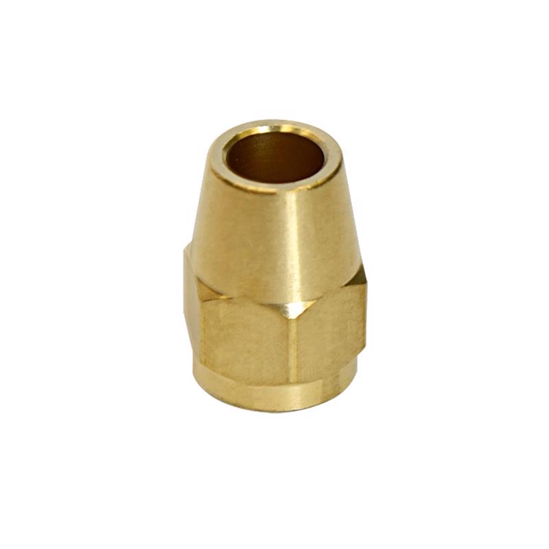 ATC 5/16 in. Flare Yellow Brass Nut, Pack of 5