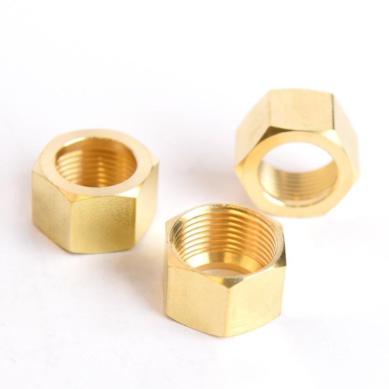 ATC 5/8 in. Compression X 5/8 in. D Compression Brass Nut, Pack of 5