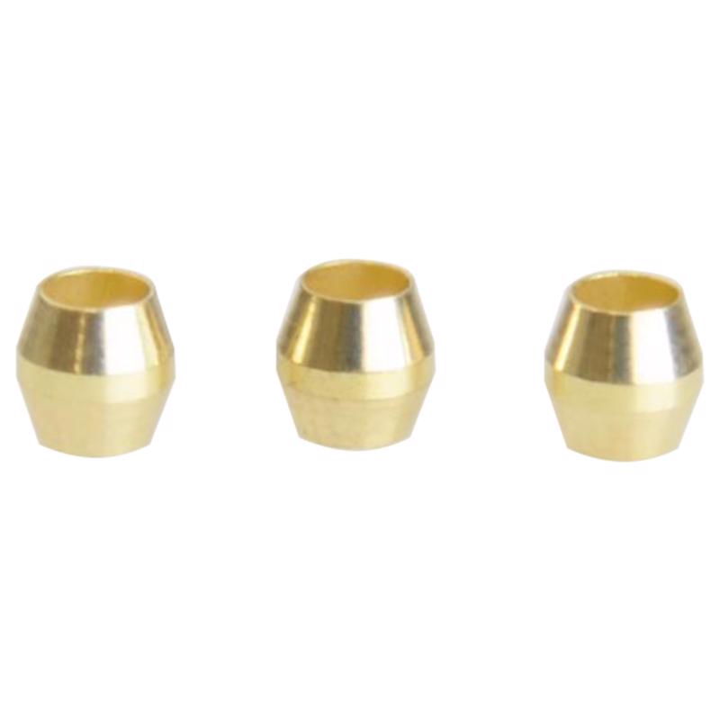 ATC 1/8 in. Compression X 1/8 in. D Compression Brass Sleeve, Pack of 5