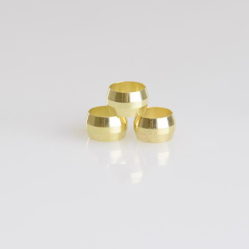 ATC 5/16 in. Compression X 5/16 in. D Compression Brass Sleeve, Pack of 5