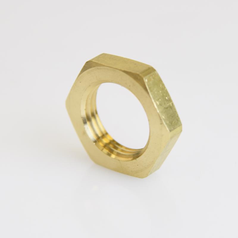 ATC Pipe Lock Nut 1/2 in. Yellow Brass 1 pc, Pack of 5