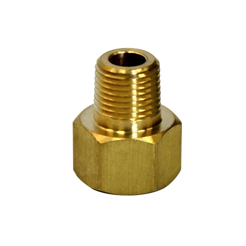 ATC 5/16 in. Flare X 1/8 in. D MPT Brass Inverted Flare Adapter, Pack of 5