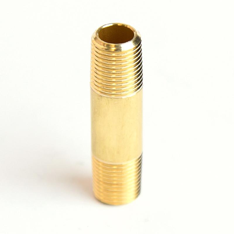 ATC 1/8 in. MPT X 1/8 in. D MPT Yellow Brass Nipple 1-1/2 in. L, Pack of 5