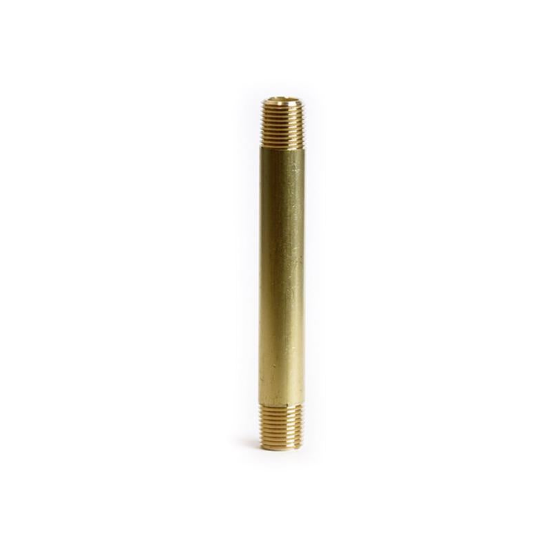 ATC 1/8 in. MPT X 1/8 in. D MPT Yellow Brass Nipple 3 in. L, Pack of 5