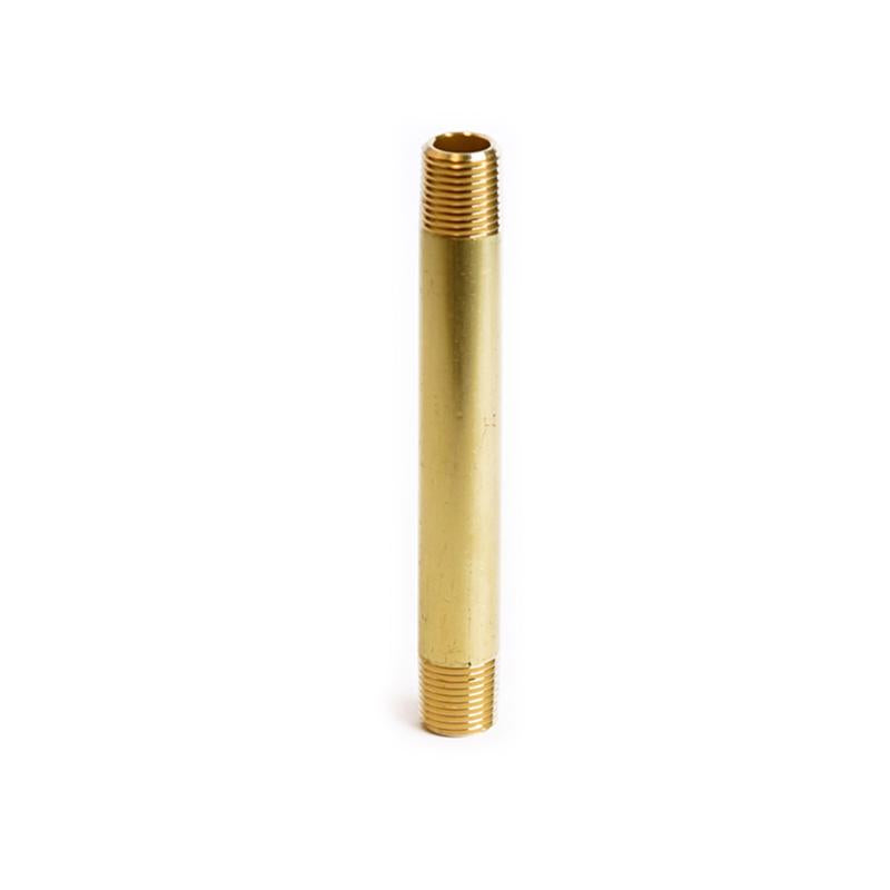 ATC 1/8 in. MPT X 1/8 in. D MPT Yellow Brass Nipple 3 in. L, Pack of 5