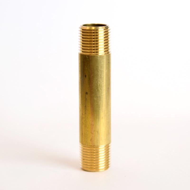 ATC 3/8 in. MPT X 3/8 in. D MPT Yellow Brass Nipple 3 in. L, Pack of 5