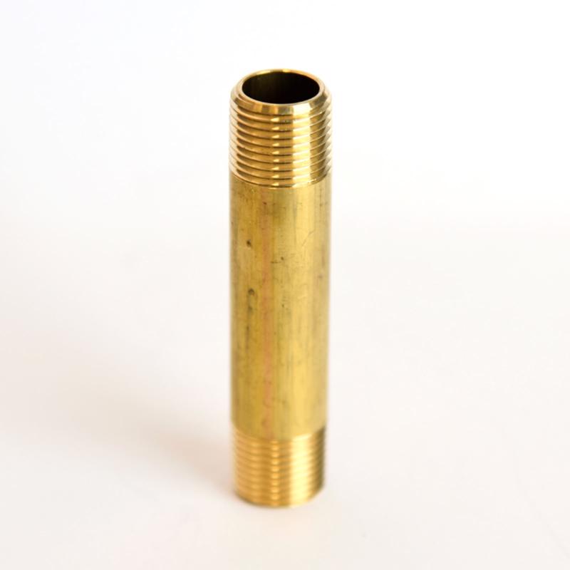 ATC 3/8 in. MPT X 3/8 in. D MPT Yellow Brass Nipple 3 in. L, Pack of 5